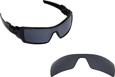 $12.99 • Buy LenSwitch Replacement Lenses For Oakley Oil Rig Sunglasses Dark Black Iridium