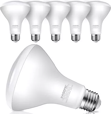 6 Pack BR30 LED Bulb 9W 680 Lumens 3000K Warm White Dimmable E26 Base UL Listed • $24.99