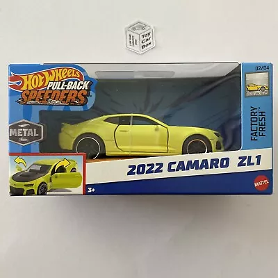 2024 HOT WHEELS 1:43* - 2022 Chevy Camaro (Green - Pull-back Speeders) L00 • $19.95