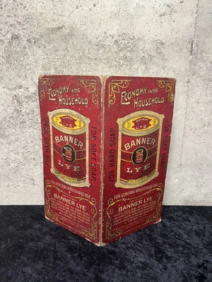 £97.32 • Buy Antique Banner Lye Advertising Checker Or Chess Board Victorian Era Toy Game