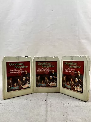 Vintage Goodtime Songtime Sing Along 8-Track Cartridge 3 Piece Set Untested • $14.95