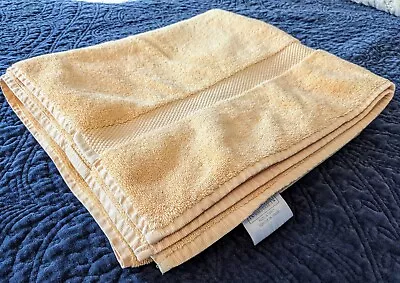 Restoration Hardware Yellow Turkish Bath Towel 100% Cotton Thick Luxurious • $22