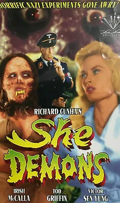 $79.95 • Buy She Demons DVD 1958 Horror Sci-Fi Movie Richard Cunha - Irish McCalla Tod Griff