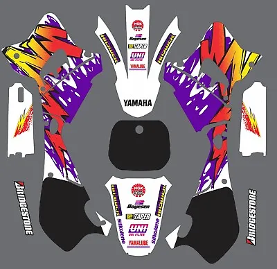 Old School Graphics For Yamaha YZ 125 250 YZ250 YZ125 1993 1994 1995 Decals • $105