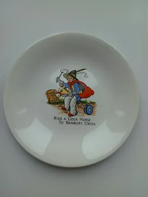 Vintage Ride A Cock Horse To Banbury Cross Children's Plate. Barratts Of Staffs • £0.99