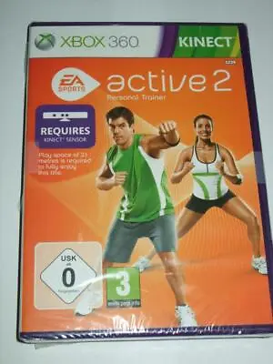 EA Sports Active 2 Personal Trainer With Belt  Xbox 360 New & Sealed  FREE P&P  • £6.95