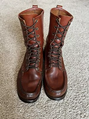 Russell Moccasin 10 C Bird Shooters Leather Boots • $299