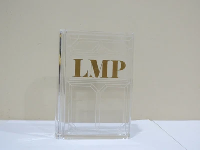 $30.49 • Buy Val Saint Lambert Crystal Large Book Shape Paperweight, LMP Awards 1992