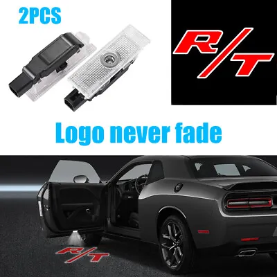 New 2× For Dodge Charger R/T HD LED Car LED Door Puddle Projector Lights • $20.88