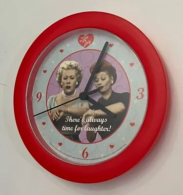 NEW! I Love Lucy Wall Clock ~ In Box Ethel “There’s Always Time For Laughter” • $20