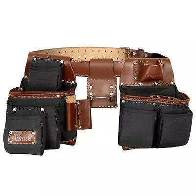 TRUTUCH Nylon And Leather Tool Belt | Framing Tool Bags | Carpenter | Electric • $129.99