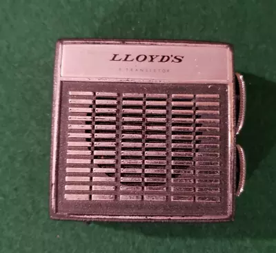 $20 • Buy Vintage LLOYDS PORTABLE 6 TRANSISTOR MINI AM FM RADIO NOT TESTED SOLD AS IS