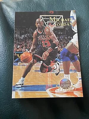 Michael Jordan 1996-97 NBA Topps Stars Basketball Card Chicago Bulls #124 • $4.99