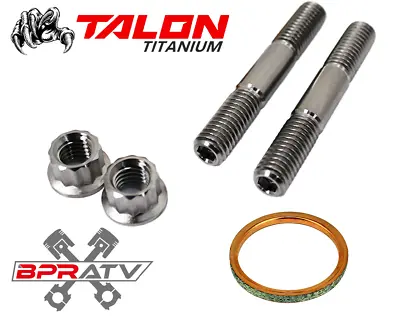 03-09 YZ450F YZ 450F TITANIUM Head Pipe Exhaust Studs Kit Bolts & Exhaust Gasket • $24.98