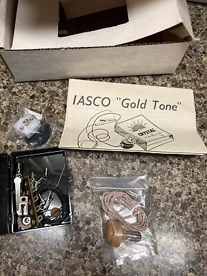 Issco Crystal Gold Tone Radio Kit Model Vintage Original Package As Is #2 • $45