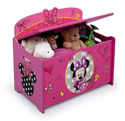 Minnie Mouse Toy Box Girls Toddler Bedroom Pink Nursery Toy Room Daycare Church • $90.97