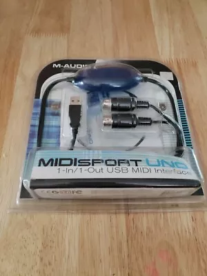 M-Audio Midisport Uno 1 In / 1 Out USB MIDI Interface New H • $22.99