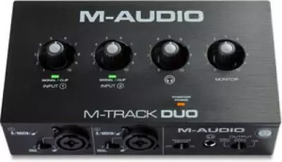 M-Audio M-Track Duo 2-Channel USB Audio Interface From Japan New • $109