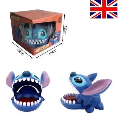 Lilo And Stitch Big Mouth Bite Finger Game Figure Tricky Prank Toy Kids Gift New • £8.79