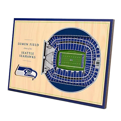 £12.59 • Buy Seattle Seahawks' Lumen Field, 3D Desktop Stadium Picture, 30x20cms