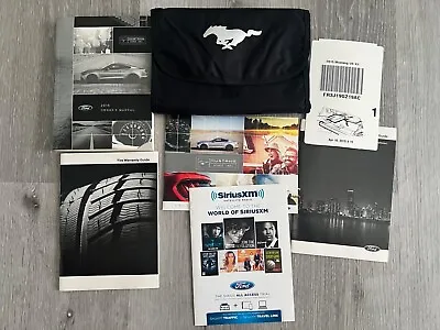 2015 Ford Mustang  Owners Manual Set Convertible Coupe Gt Premium Bullit • $44.99