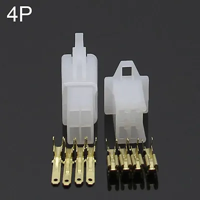 2.8mm 2/3/4/6/9 Way Pin Mini Connector Plug And Socket Kits Motorcycle Car Auto • £2.75