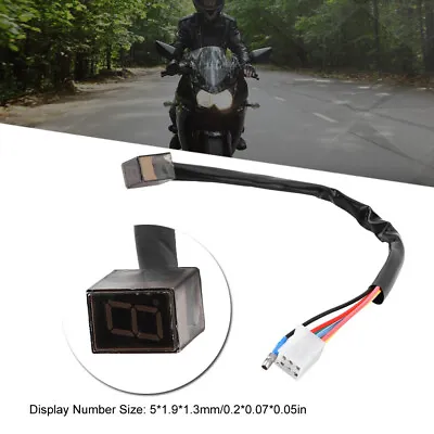 6 Shift Lever Motorcycle LED Digital Gear Indicator Display Speedometer Indi SH2 • $7.01