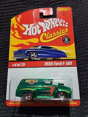 Hot Wheels Redline 1956 Ford F-100. RareVHTF! L.E. '05 Classics Srs 1. #4 Or 25 • $3