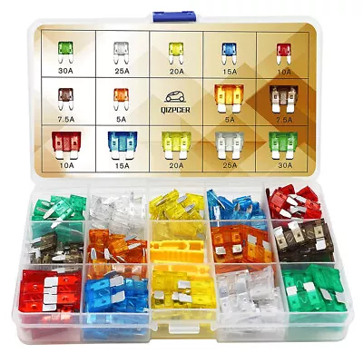 Car Blade Fuse Assortment Kit Automotive Medium Standard Mixed W/Box For Truck • $16.10