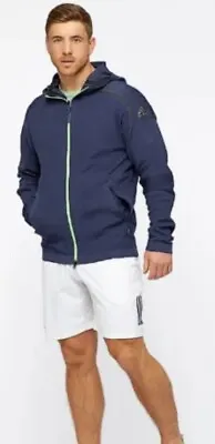 ADIDAS MEN'S SZ Medium HOODIE SWEATSHIRT TENNIS NOBLE INDIGO CE1405 NWT • $54.97