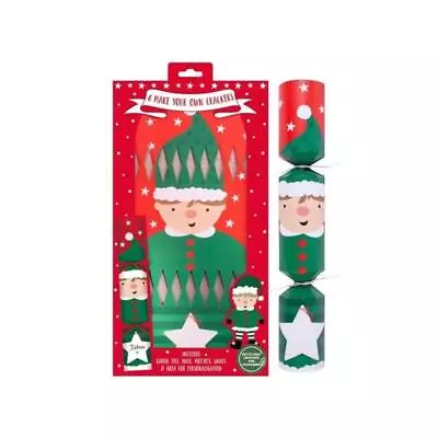 Christmas Cracker Kit 6 Make Your Own Festive Elf Crackers Snappers Hats Jokes • £6.49