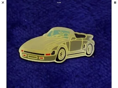 Porsche 911 Slant Nose Cabrio Lapel Pin Accessory Crest Stuttgart Carrera • $9.95