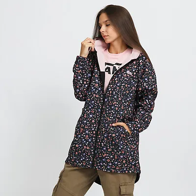 Vans Mercy Reversible Parka Women's Black Pink Sportswear Outwear Jacket • $78