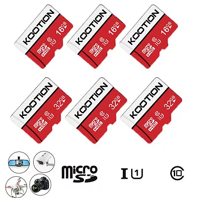 16GB 32GB Micro SD TF Card SDHC Memory Card Class 10 UHS-I For Cameras Phone Lot • $5.99