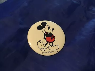 Vintage Mickey Mouse Memorabilia Small Round Mirror Cute • $10.99