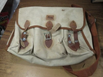 $22.99 • Buy Vintage Leica Brand Camera Or Carry All Canvas Bag Beige