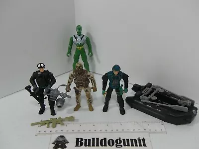 Lot Of 4 Assorted Generic Military Ranger Plastic Action KO Figures Boat Toy • $9.86