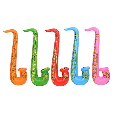 Inflatable Saxophone Blow Up Fancy Dress Party Disco Musical Accessories Prop UK • £9.09