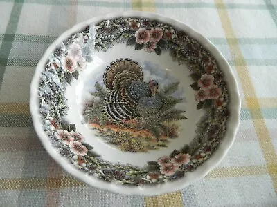 Queens China - Myott Factory Thanksgiving Turkey 6 1/2' Cereal Salad Bowl  16-3 • $12.99