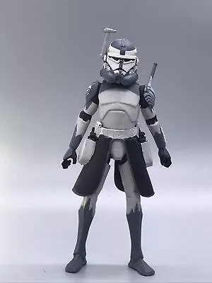 Phase II Armor Commander Wolffe #17 Clone Trooper Star Wars 3.75 Action Figure • $59