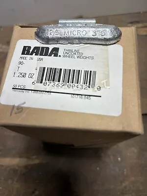 WHEEL WEIGHTS STEEL Clip On RIMS 1.25 Oz 50 Pc Box BADA T-125 FREE SHIPPING USA! • $14