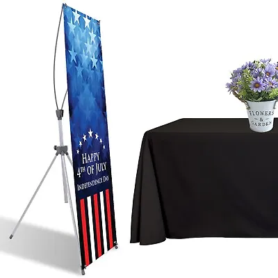 30 X72   X Banner Stand Banners And Signs For Business Adjustable Banner • $29.99