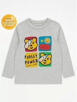 £5 • Buy George Children In Need Long Sleeve T Shirt 1.5-2 Years 18-24 Months New