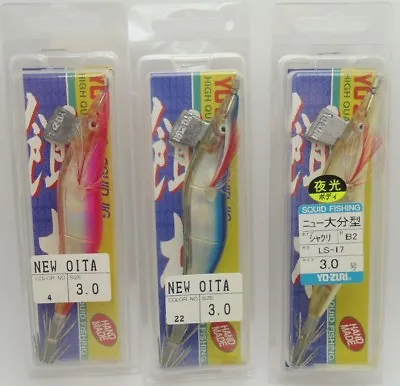 1pc Yo-zuri Squid Egi Eging Calamar Calamari Oita Fishing Jig R19 Size #3.0 • $34.17