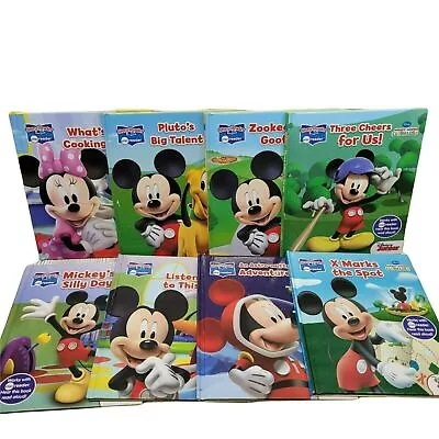 8 Disney Jr Mickey Mouse Clubhouse Books Story Me Reader Minnie Mouse Hardcover • $16.99