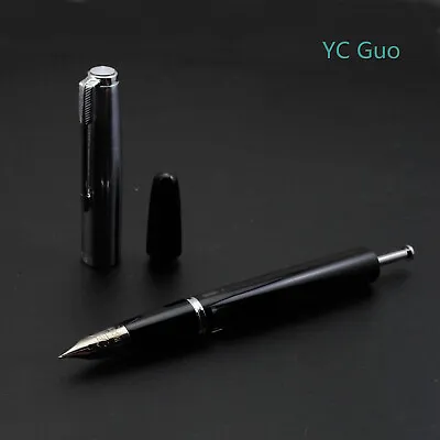 $17.10 • Buy 2019 Model Wing Sung 601A Vacuum Pump Black Fountain Pen Fine Nib  