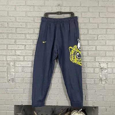 Mens Size XL Nike Heritage Michigan Wolverines Oversized Logo Fleece Sweatpants • $60
