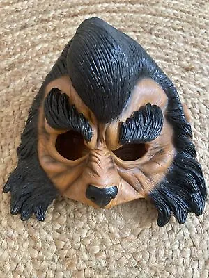 2003 Disguise ELVIS Presley RUBBER MASK Sideburns Werewolf Hound Dog Adult Size • $20