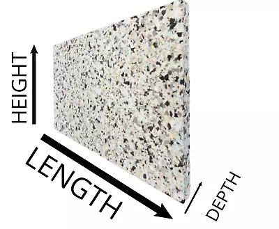 £0.99 • Buy Foam Cut To Size  Rebonded Recon Upholstery High Density Durable Barseat Cushion