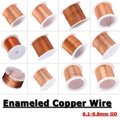 Magnet Wire Enameled Magnetic Copper Coils Winding Electromagnet Motor Making • $8.87